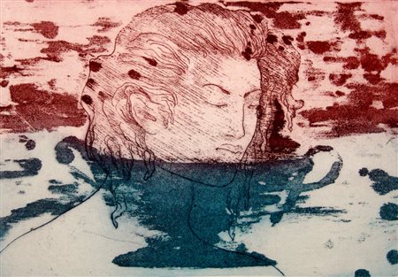 Omar Galliani 1954, Montecchio Emilia (Re) - [Italia] Oloferne litografia...