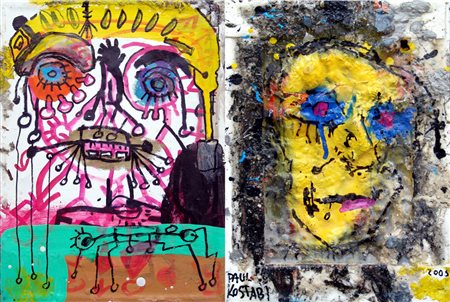 Paul Kostabi 1962, Whittier (California) - [USA] The greener grass it always...