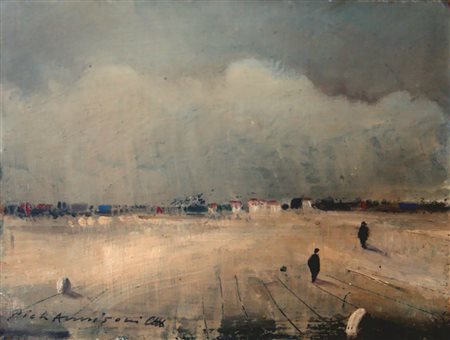 Pietro Annigoni 1910, Milano (Mi) - 1988, Firenze (Fi) - [Italia] L'incontro...