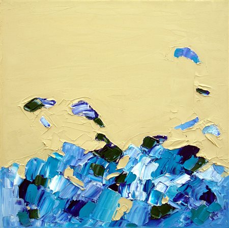 Domenico Asmone 1963, Bologna (Bo) -[Italia] Cromatico olio su tela 40x40 cm...