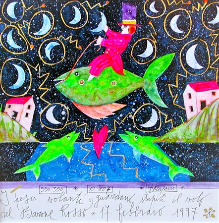 Francesco Musante 1950, Genova (Ge) - [Italia] I pesci volanti guardano...