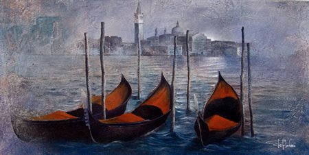 Alvaro Peppoloni 1951, Spello (Pg) - [Italia] Nebbia veneziana retouche su...