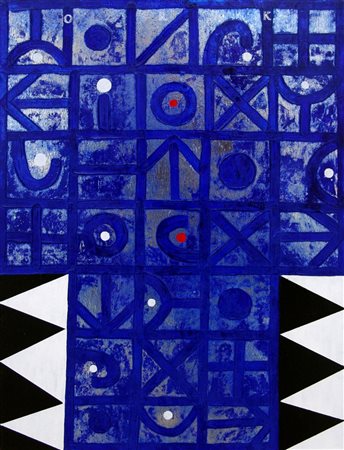 Dimitri Gazziero 1963, Udine (Ud) - [Italia] Testa/gabbia tecnica mista su...