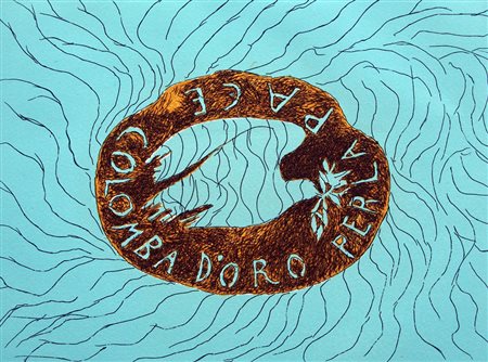 Pericle Fazzini 1913, Grottammare (Ap) - 1987, Roma (Rm) - [Italia] Colomba...