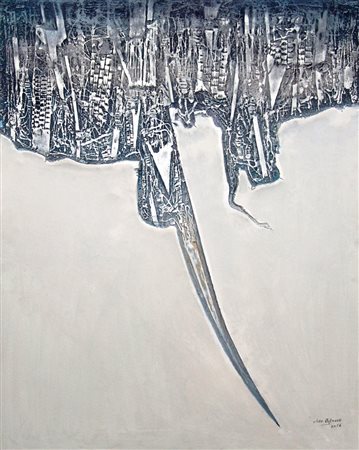 Ivo Batocco 1944, Cingoli (Mc) - [Italia] senza titolo polimaterico su tela...