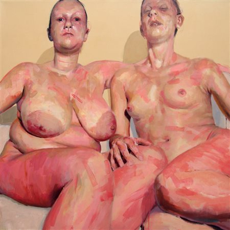 Fabio Ilacqua 1975, Varese (Va) - [Italia] Doppio nudo olio e acrilico su...