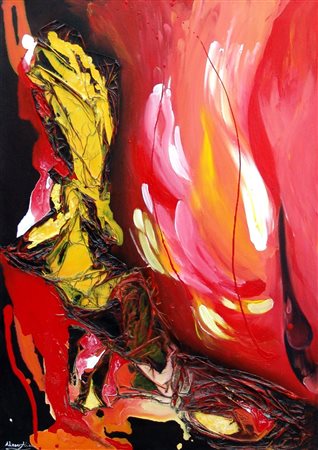 Elisa Urso 1976, Cosenza (Cs) - [Italia] Alchimia di forme e colori acrilico...