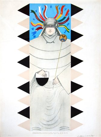 Arturo Carmassi 1925, Lucca (Lu) - 2015, Empoli (Fi) [Italia] Siena Palio XVI...