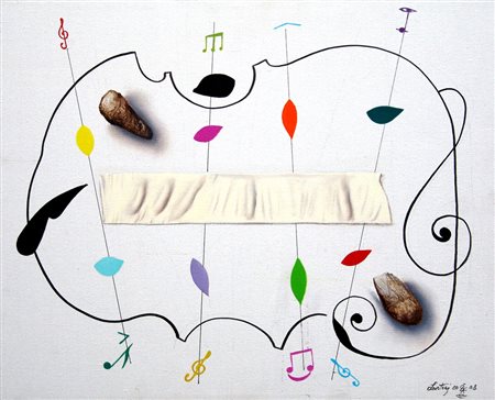 Alberto Lanteri 1955, Torino (To) - [Italia] senza titolo olio su tela 40x50...