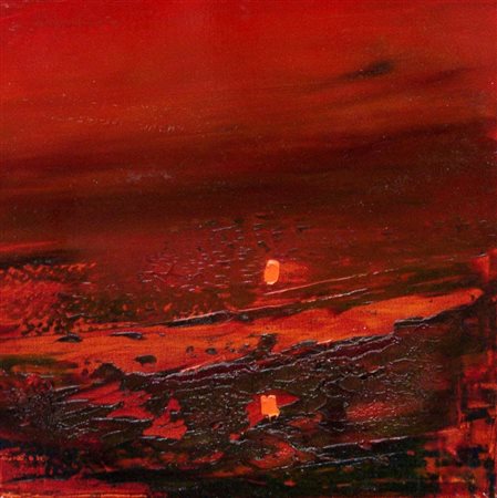 Salvatore Lanzafame 1973, Catania (Ct) - [Italia] Campo lavico olio su tela...