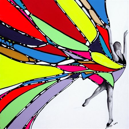 Gladys De La Raba Oropesa 1973, L'Avana - [Cuba] Liberty tecnica mista su...