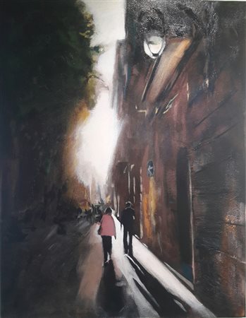 Maribel Moreno Fito "Carrer Tallers 2, Barcellona" - 2015 - Acrilici su tela...