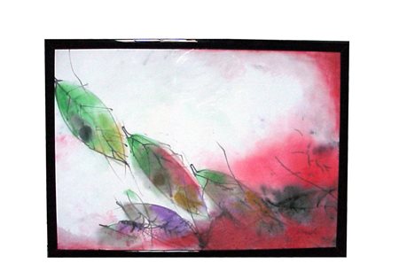 Romano Campagnoli "S.T." - Tecnica mista su carta - cm 50x70 - Autentica...