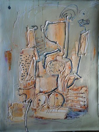 Giorgio Flis "Natura morta" - Olio su tela - cm 80x60 - Timbro e numero...