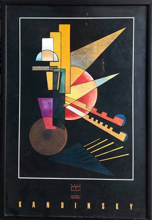 Wassily Kandinsky "Composizione" - Affichè Litografia - cm 91x61