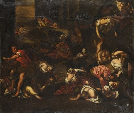 Maestro fiammingo secolo XVIII dalla stampa di Sadeler Aegidius II della...