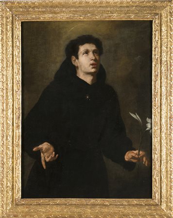 Scuola genovese del secolo XVII, cerchia di Bernardo Strozzi "S.Nicola da...