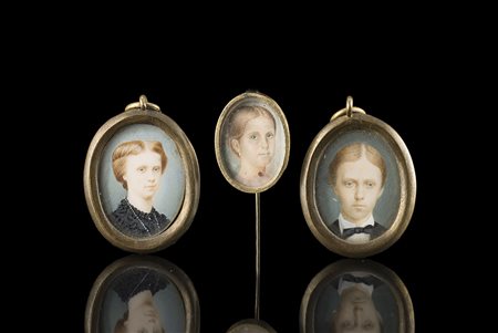 Scuola del sec. XIX "Leopoldina di Braganza", "Roberto I duca di Parma" e...