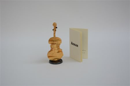 Arman (Nizza 1928 - New York 2005) "Violon DecoupÈ en Spirale" scultura...