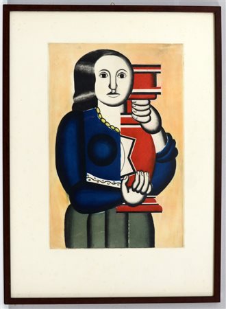 Fernand Leger (Argentan 1881 - Gif Sur Ivette 1955) "Femme ‡ la cruche" 1928,...