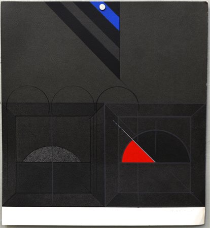 Valentini Walter (Pergola 1928) litografia a colori (cm 35x32). Numerata...