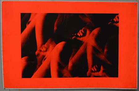 Yehuda Neiman (1931) "Senza titolo" serigrafia, prova d'artista (cm 64x99)...