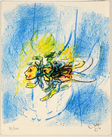 Roberto Matta (Santiago del Cile 1911 - Civitavecchia 2002) "Senza titolo"...