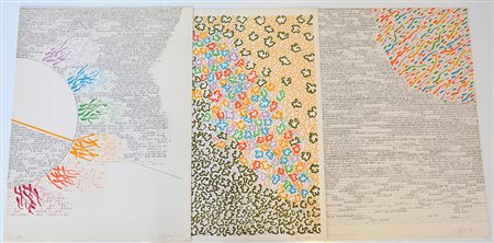 Agostino Ferrari (Milano 1938) Cartella contenente sei litografie (cm...