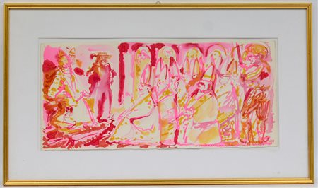 Aligi Sassu (Milano 1912 - Palma De Mallorca 2000) "Senza titolo" 1919,...