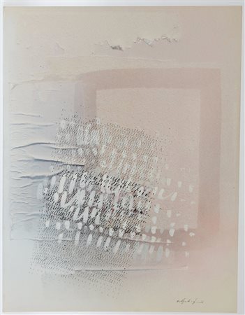 Agostino Ferrari (Milano 1938) "Senza titolo" 1982 tecnica mista su...