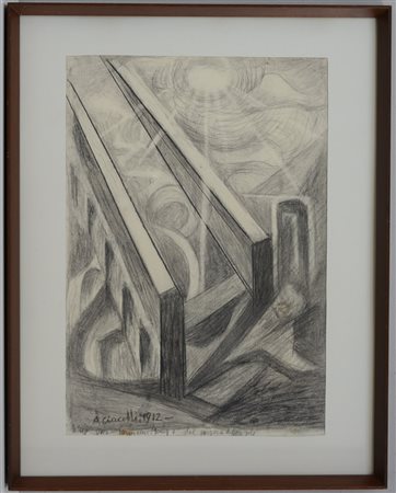 Arturo Ciacelli (Arnara 1883 - Venezia 1966) "Dal sorgere del sole" 1912,...