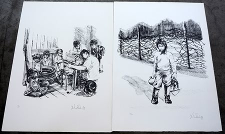 DolorËs Pothod (Milano 1934) Cartella editoriale contenente sei litografie...