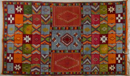 Tappeto marocchino, cm. 165x263.