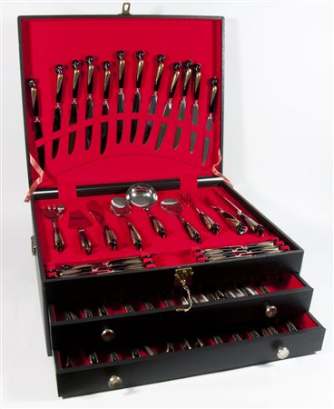 Said & Alfred Haddad-Jezzine Beirut Libano Servizio di posate con manici in...