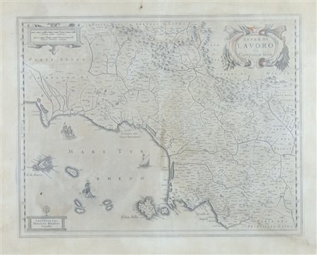 "Mare Tirreno" cm. 50x60 - incisione