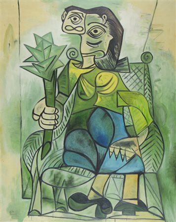 El Primero "Personaggio" cm. 100x80 - olio su tela