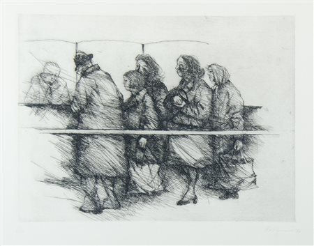 Livio Rosignano Pinguente (Pola) 1924-2015 Lotto di 2 litografie firmate,...