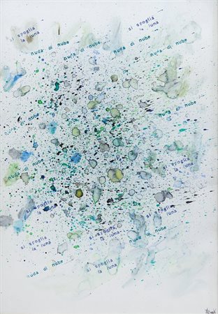 ARRIGO (TOTINO) LORA (1928-2016) Senza titolo (Si spoglia la luna)...