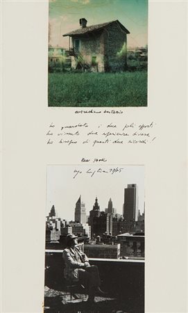 UGO LA PIETRA (1938-) Ho guardato... 1973-1975fotografia e china su carta cm...