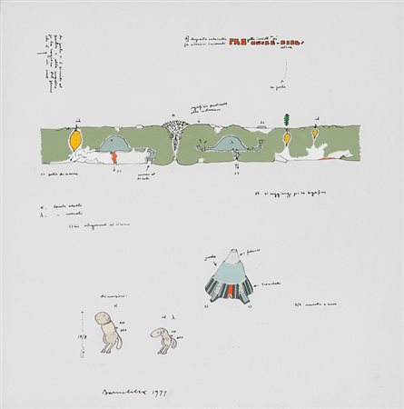 GIANFRANCO BARUCHELLO (1924-) Progetto di installazione di un...