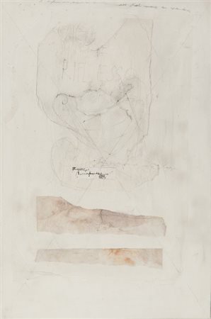 MAGDALO MUSSIO (1925-2006) Riflesso 1983tecnica mista su carta cm...