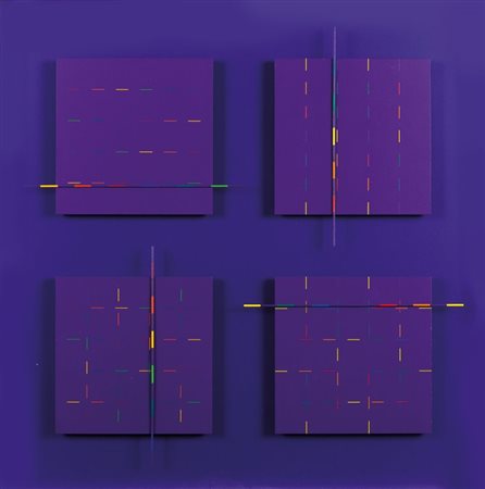 PAOLO MINOLI (1942-) Sequenza A-B-C-D, Indizio 2. "...Segno, circostanza,...