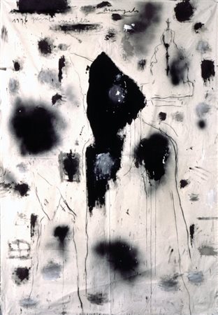 ARCANGELO (1956-) Quinto mistero 1996tecnica mista su tela cm 182x121firmato...