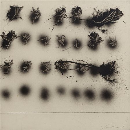 EMILIO SCANAVINO (1922-1986) Alfabeto senza fine 1974olio su tela cm...