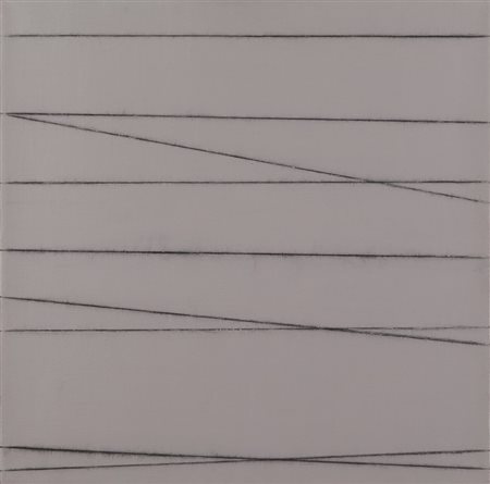 PAOLO COTANI (1940-) Fili battuti XXX14 2009olio su tela cm 60x60firmato e...