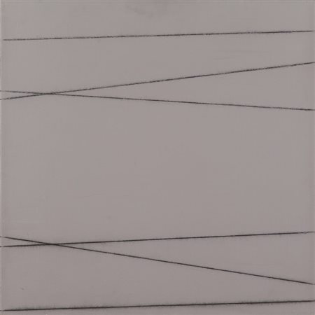 PAOLO COTANI (1940-) Fili battuti XXX12 2009olio su tela cm 60x60firmato e...