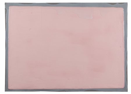 ENZO CACCIOLA (1945-) 9-7-1974cemento e asbesto su tela cm 80x110firmato,...