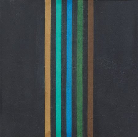 ELIO MARCHEGIANI (1929-) Grammature di colore 1975acrilico su lavagna cm...