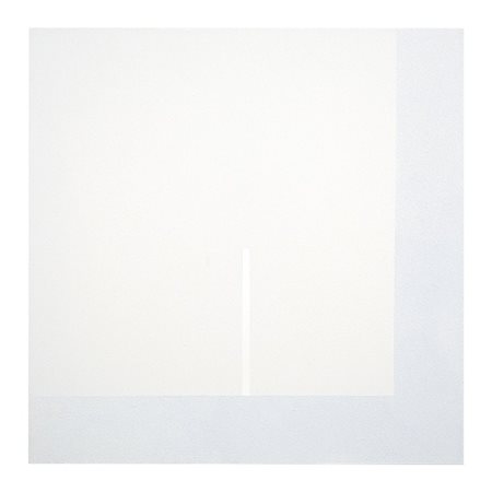 GIANFRANCO ZAPPETTINI (1939-) Un quadrato e una linea luce verticale,...