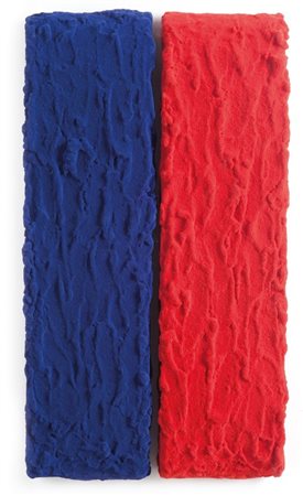 PINO PINELLI (1938-) Pittura BL.R 2007 tecnica mista cm 57x31,5firmato,...